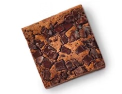 Fudge Chocolate Brownie from Jimmy John's treat selection, rich chocolate brownie, 350 cal, $1.99, indulgent option.